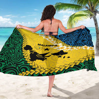 Malampa Province Sarong Vanuatu Map - Plumeria Flag Color