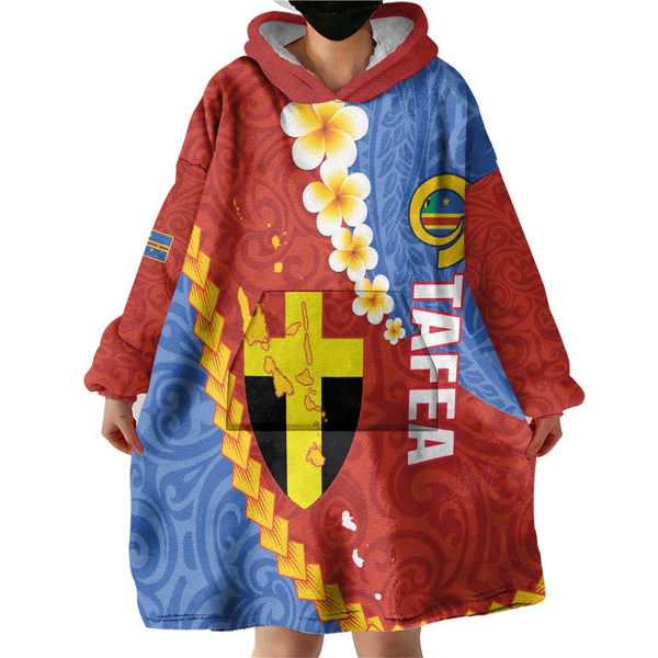Tafea Day Hoodie Dress Proud To Be A Ni-Van Beauty Pacific Flower LT03