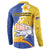 Torba Province Button Sweatshirt Vanuatu Pattern Crocodile - Plumeria Flag Color