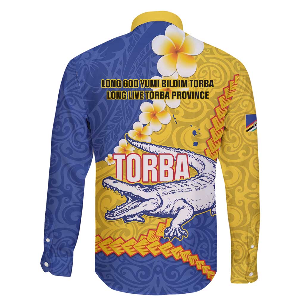 Torba Province Family Matching Summer Maxi Dress and Hawaiian Shirt Vanuatu Pattern Crocodile - Plumeria Flag Color