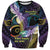 Personalized Polynesian Memorial Sweatshirt Dragonflies Appear When Angels Are Near
