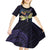 As Long As I Breathe You'll Be Remembered Kid Short Sleeve Dress Dragonflies Memorial - Polynesian Pattern