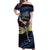 As Long As I Breathe You'll Be Remembered Off Shoulder Maxi Dress Dragonflies Memorial - Polynesian Pattern
