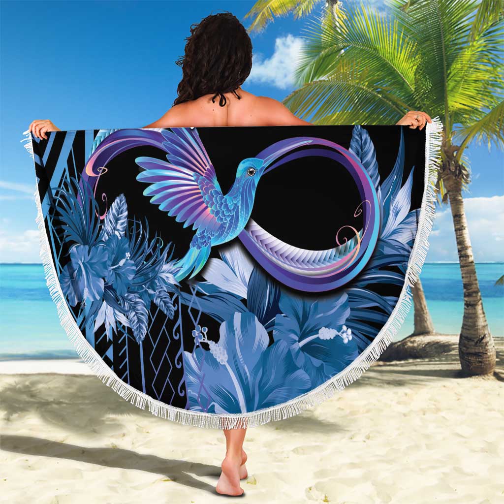 Polynesian Memorial Beach Blanket Hummingbirds Appear When Angels Are Near LT14
