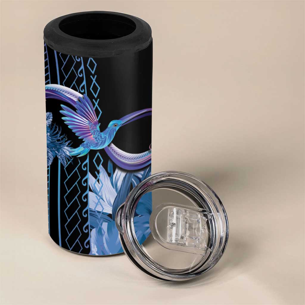 Polynesian Memorial 4 in 1 Can Cooler Tumbler Hummingbirds Appear When Angels Are Near LT14