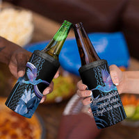 Polynesian Memorial 4 in 1 Can Cooler Tumbler Hummingbirds Appear When Angels Are Near LT14