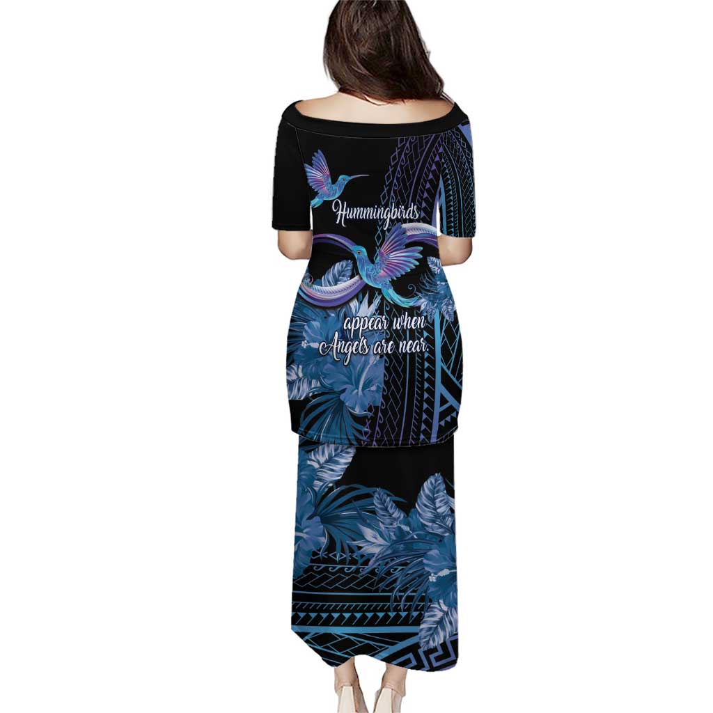 Polynesian Memorial Puletasi Hummingbirds Appear When Angels Are Near LT14