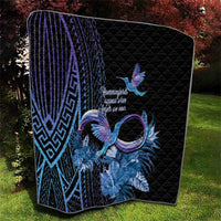 Polynesian Memorial Quilt Hummingbirds Appear When Angels Are Near LT14