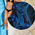 Blue Polynesia Shark Tattoo Beach Blanket With Polynesian Plumeria LT14 - Polynesian Pride