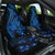Blue Polynesia Shark Tattoo Car Seat Cover With Polynesian Plumeria LT14 One Size Blue - Polynesian Pride