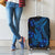 Blue Polynesia Shark Tattoo Luggage Cover With Polynesian Plumeria LT14 - Polynesian Pride