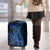 Blue Polynesia Shark Tattoo Luggage Cover With Polynesian Plumeria LT14 - Polynesian Pride