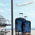 Blue Polynesia Shark Tattoo Luggage Cover With Polynesian Plumeria LT14 - Polynesian Pride