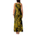 Gold Polynesia Shark Tattoo Family Matching Tank Maxi Dress and Hawaiian Shirt With Polynesian Plumeria LT14 - Polynesian Pride