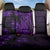 Purple Polynesia Shark Tattoo Back Car Seat Cover With Polynesian Plumeria LT14 One Size Purple - Polynesian Pride