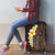 Brown Polynesia Luggage Cover Plumeria Tropical Leaves With Galaxy Polynesian Art LT14 - Polynesian Pride
