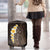 Brown Polynesia Luggage Cover Plumeria Tropical Leaves With Galaxy Polynesian Art LT14 - Polynesian Pride