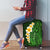 Green Polynesia Luggage Cover Plumeria Tropical Leaves With Galaxy Polynesian Art LT14 - Polynesian Pride