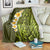 Lime Green Tropical Plumeria With Galaxy Polynesian Art Blanket LT14 - Polynesian Pride