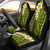 Lime Green Tropical Plumeria With Galaxy Polynesian Art Car Seat Cover LT14 - Polynesian Pride