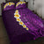 Purple Tropical Plumeria With Galaxy Polynesian Art Quilt Bed Set LT14 - Polynesian Pride