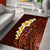 Red Tropical Plumeria With Galaxy Polynesian Art Area Rug LT14 - Polynesian Pride