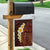Red Tropical Plumeria With Galaxy Polynesian Art Garden Flag LT14 - Polynesian Pride