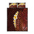 Red Tropical Plumeria With Galaxy Polynesian Art Quilt Bed Set LT14 Red - Polynesian Pride