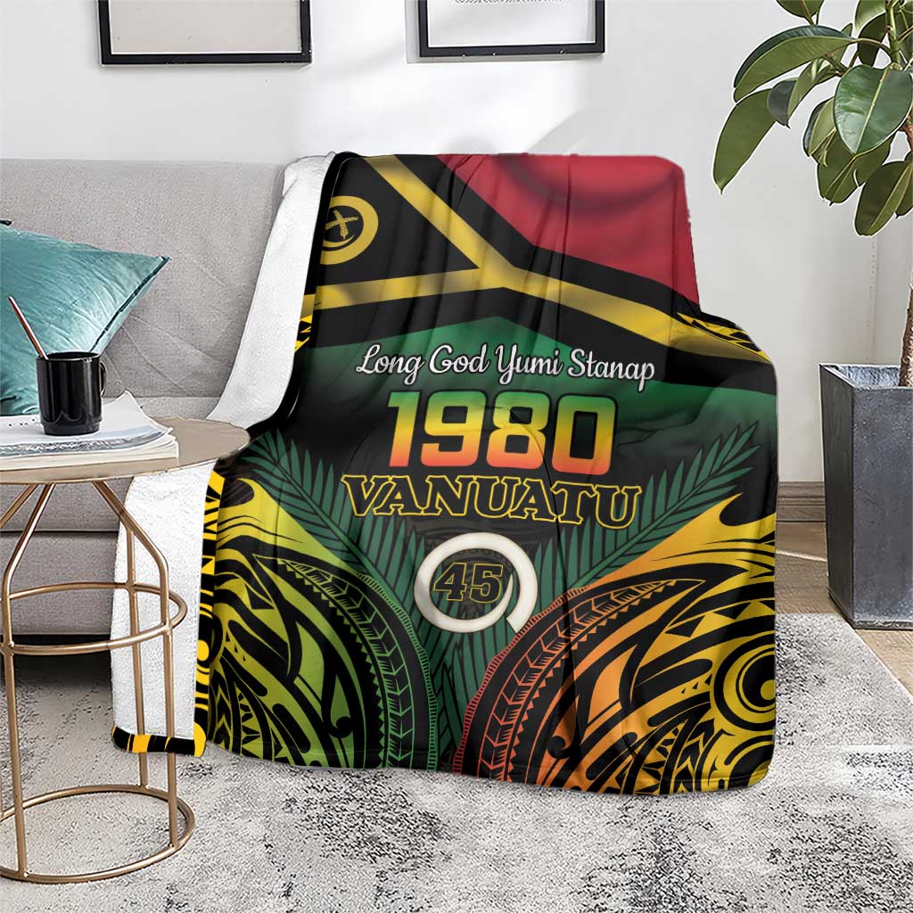 Vanuatu 1980 Blanket Hapi 45 Yia Indipendens Anivesari