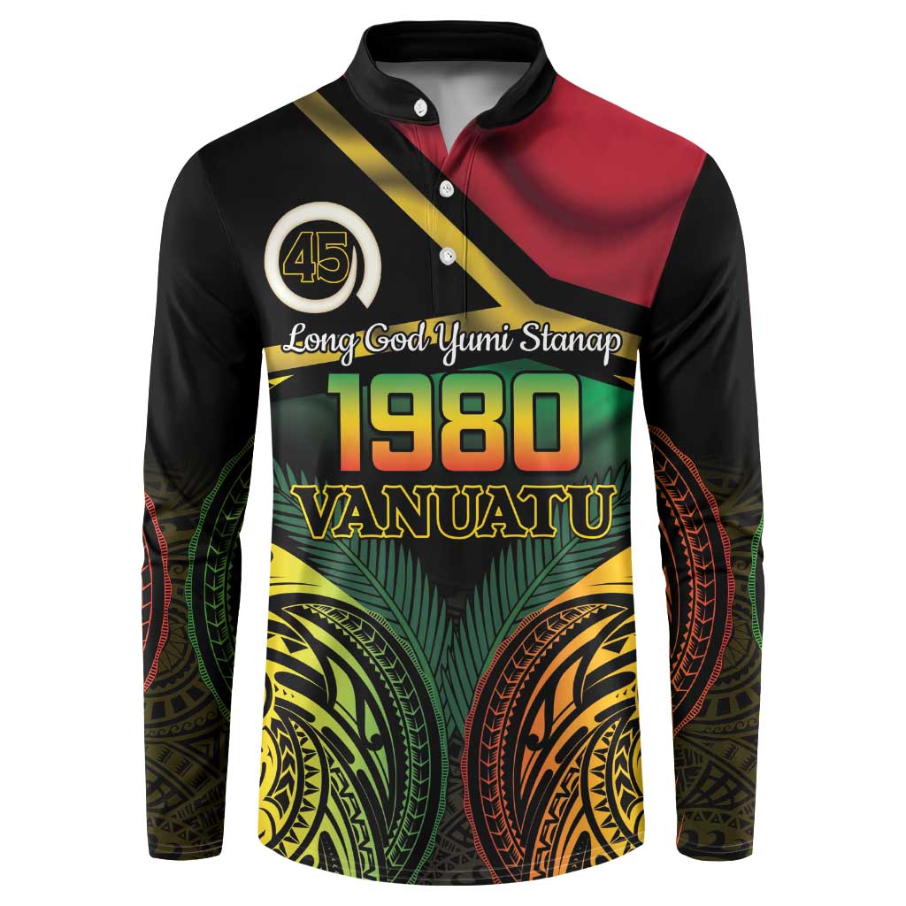 Vanuatu 1980 Button Sweatshirt Hapi 45 Yia Indipendens Anivesari