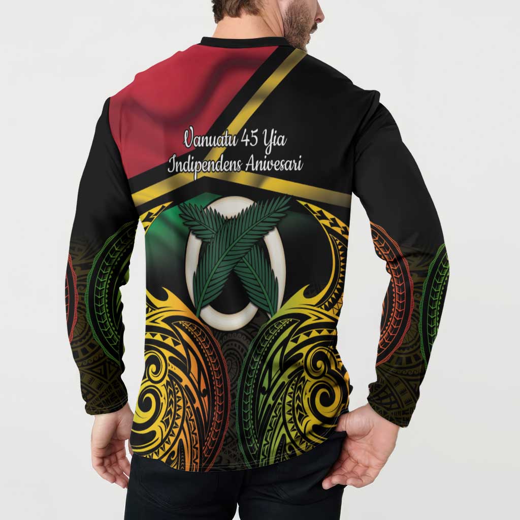 Vanuatu 1980 Button Sweatshirt Hapi 45 Yia Indipendens Anivesari