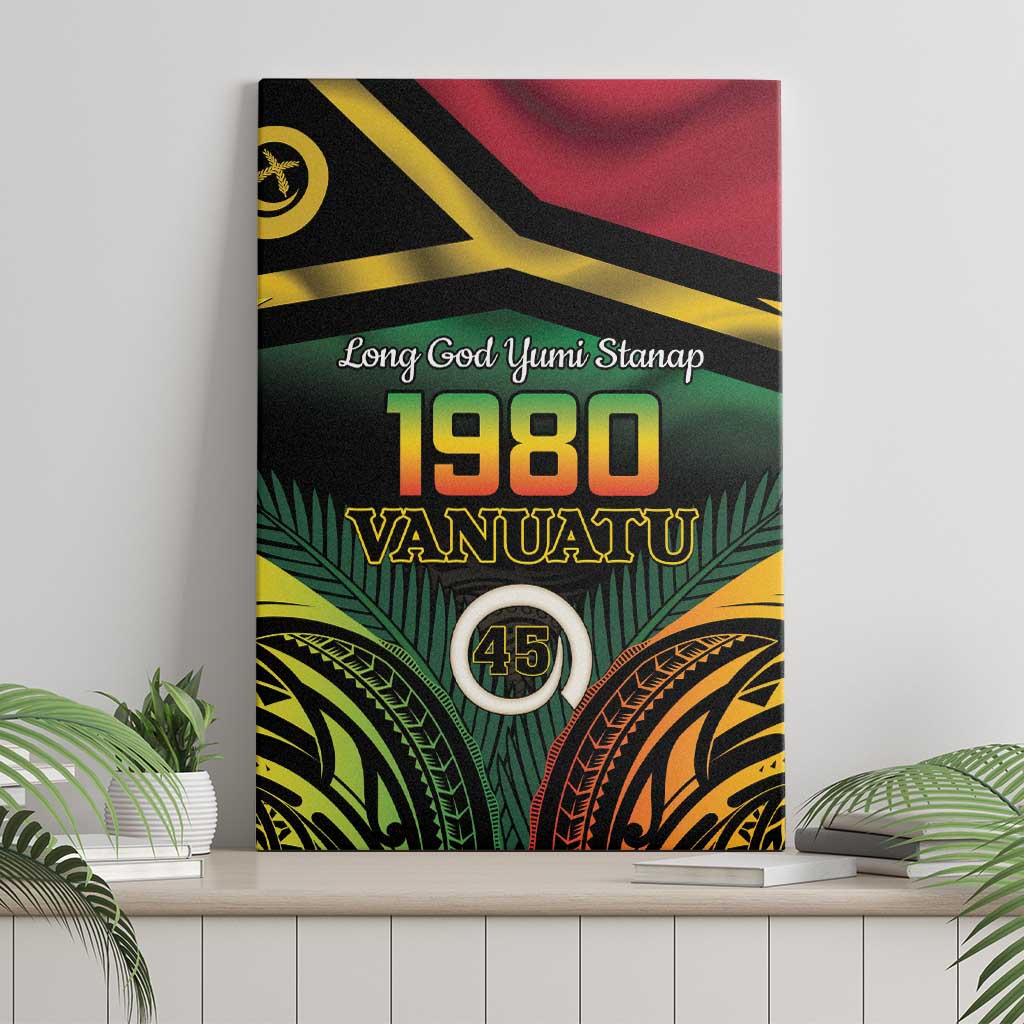 Vanuatu 1980 Canvas Wall Art Hapi 45 Yia Indipendens Anivesari
