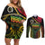 Vanuatu 1980 Couples Matching Off Shoulder Short Dress and Long Sleeve Button Shirt Hapi 45 Yia Indipendens Anivesari