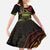 Vanuatu 1980 Family Matching Long Sleeve Bodycon Dress and Hawaiian Shirt Hapi 45 Yia Indipendens Anivesari