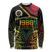 Vanuatu 1980 Long Sleeve Shirt Hapi 45 Yia Indipendens Anivesari