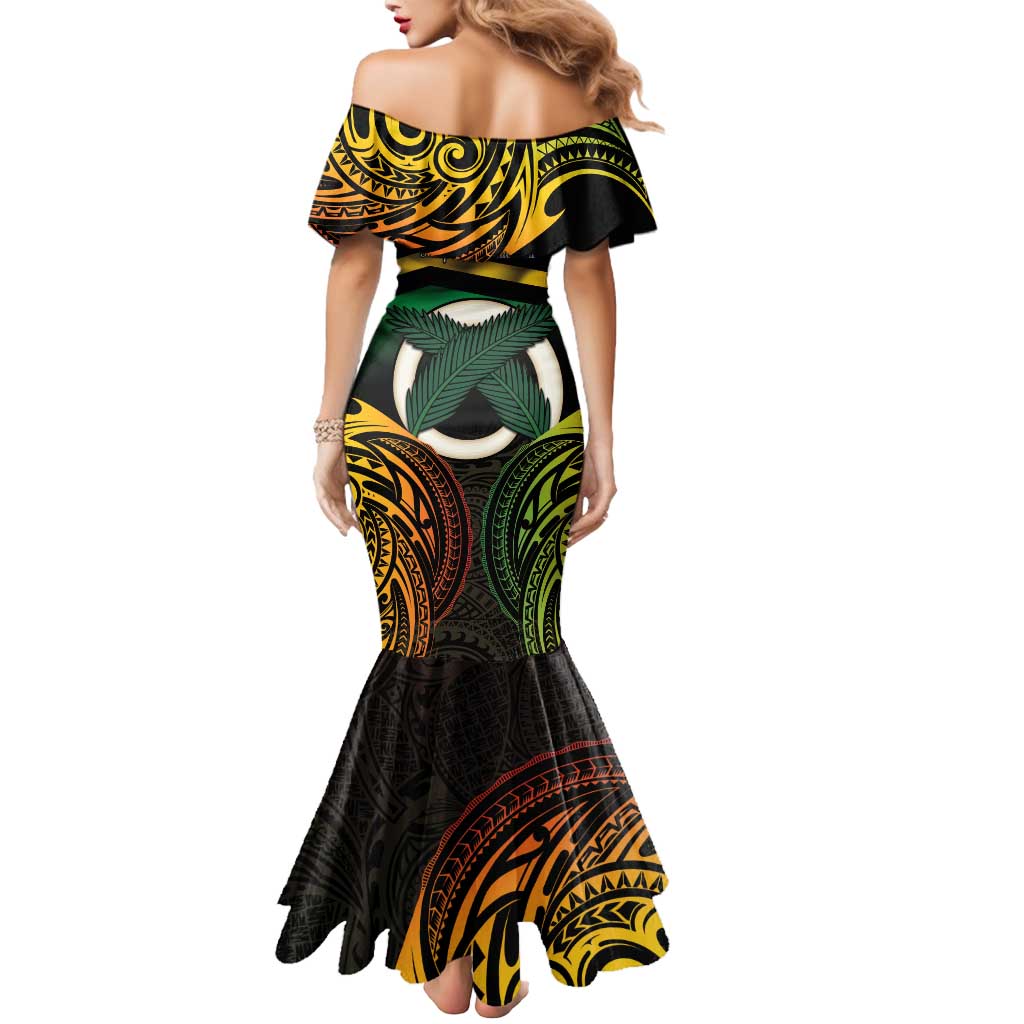 Vanuatu 1980 Mermaid Dress Hapi 45 Yia Indipendens Anivesari