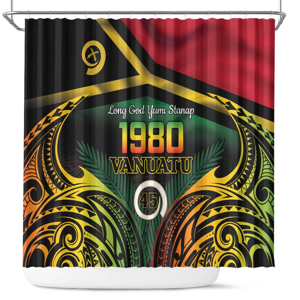 Vanuatu 1980 Shower Curtain Hapi 45 Yia Indipendens Anivesari