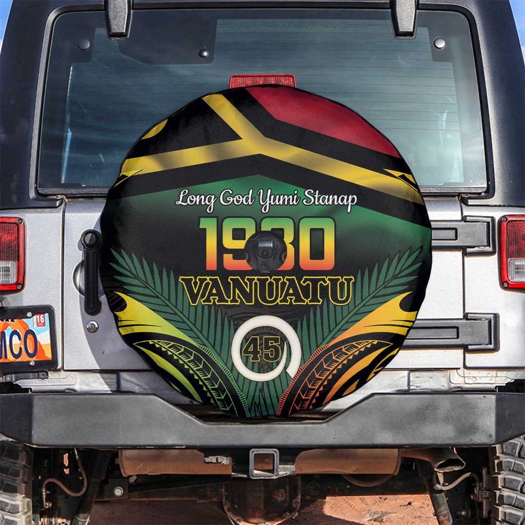 Vanuatu 1980 Spare Tire Cover Hapi 45 Yia Indipendens Anivesari
