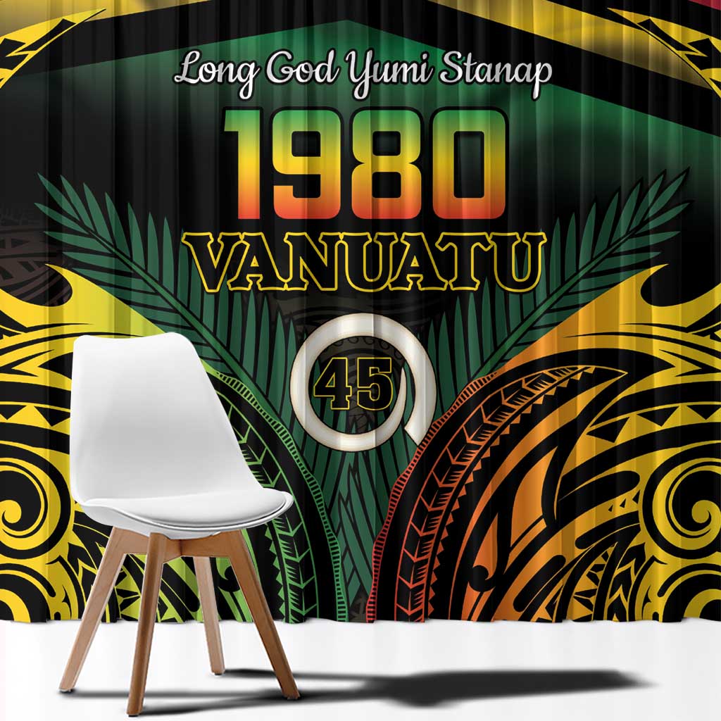 Vanuatu 1980 Window Curtain Hapi 45 Yia Indipendens Anivesari