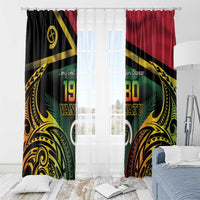 Vanuatu 1980 Window Curtain Hapi 45 Yia Indipendens Anivesari