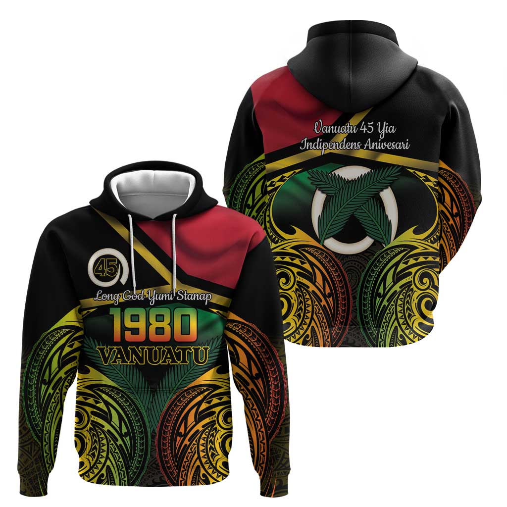 Vanuatu 1980 Zip Hoodie Hapi 45 Yia Indipendens Anivesari
