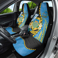 Tuvalu Independence Day Car Seat Cover Manuia te tutokotasi o Tuvaluan Dolphin Tattoo