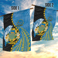 Tuvalu Independence Day Garden Flag Manuia te tutokotasi o Tuvaluan Dolphin Tattoo LT14 - Polynesian Pride