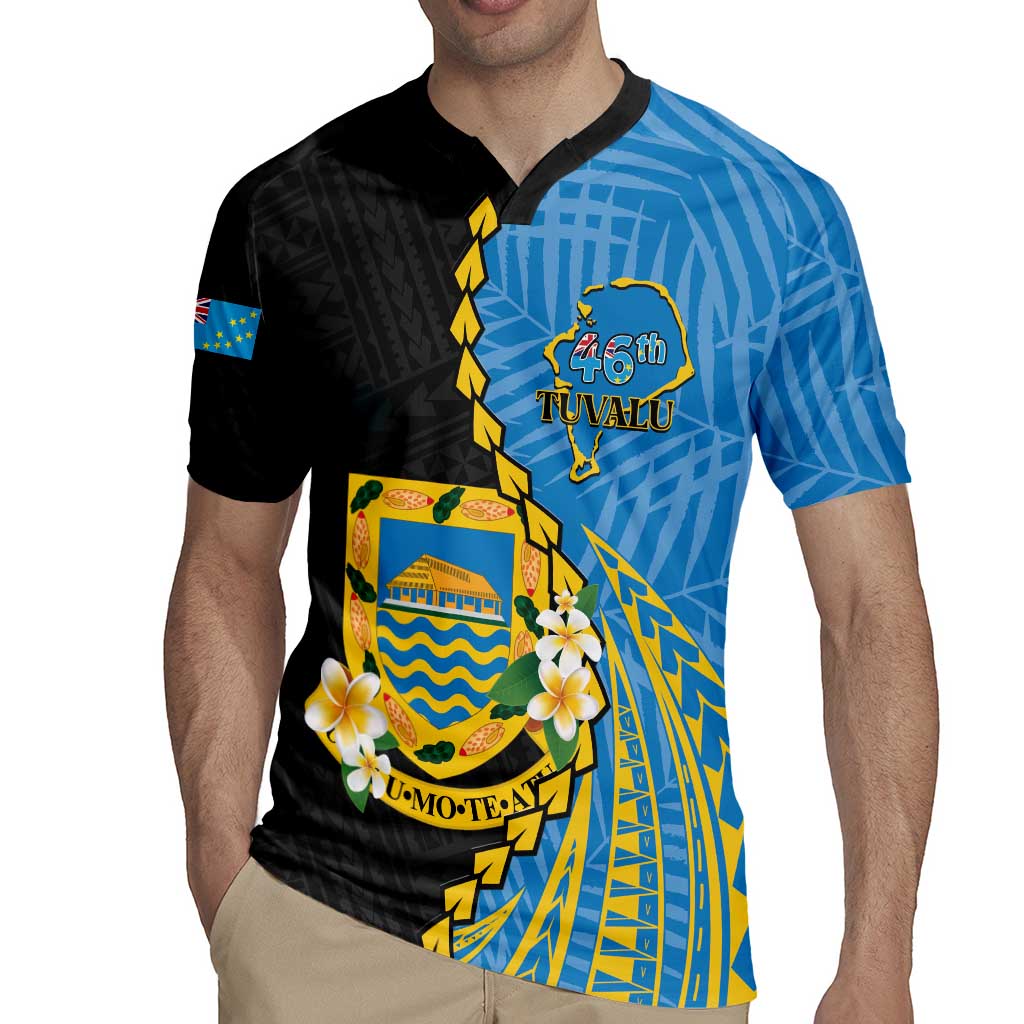 Tuvalu Independence Day Rugby Jersey Manuia te tutokotasi o Tuvaluan Dolphin Tattoo