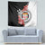 Personalised Fiji Day Tapestry Fijian Tapa Pattern Mix Tagimoucia - Black Version