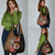 Personalised Fiji Day Grocery Bag Fijian Tapa Pattern Mix Tagimoucia - Brown Version