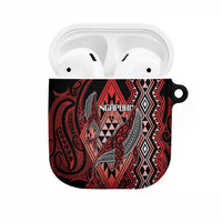 Aotearoa Iwi Ngapuhi AirPods Case NZ Maori Humpback Whale Taniko Motifs