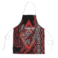 Aotearoa Iwi Ngapuhi Apron NZ Maori Humpback Whale Taniko Motifs