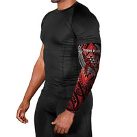 Aotearoa Iwi Ngapuhi Personalised Arm Sleeves NZ Maori Humpback Whale Taniko Motifs