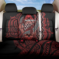 Aotearoa Iwi Ngapuhi Back Car Seat Cover NZ Maori Humpback Whale Taniko Motifs